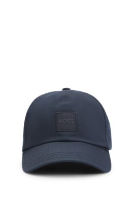 Cotton-twill cap with logo patch, Dark Blue