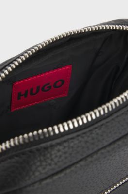 Reporter bag with logo patch, Black