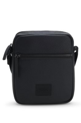 Reporter bag with logo patch, Black