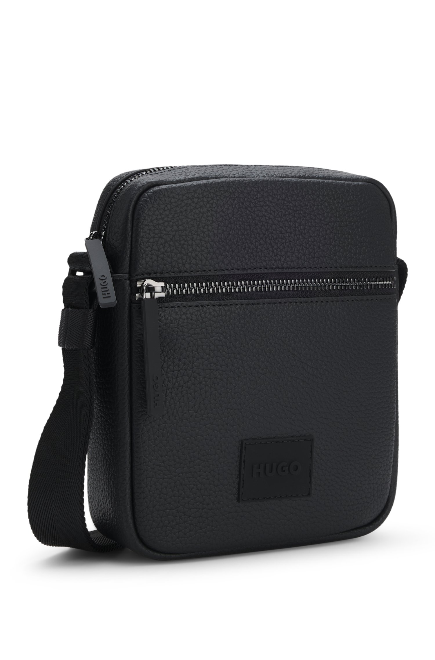 Hugo Reporter bag with logo patch handväskor & axelremsväskor herr – bild 4
