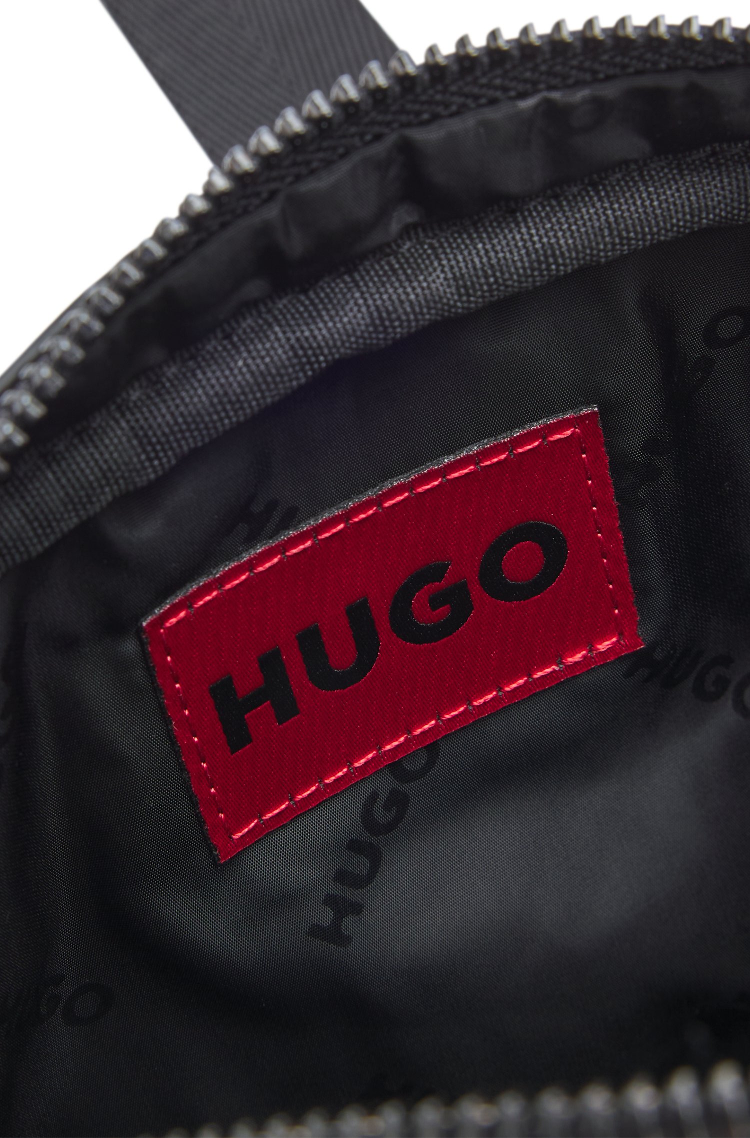 Hugo Reporter bag with logo patch handväskor & axelremsväskor herr – bild 5