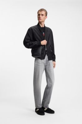 Reporter bag with logo patch, Black