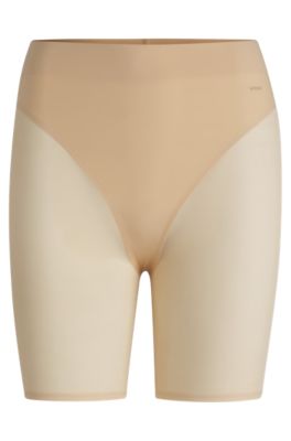 Bonded shapewear with supportive mesh detailing, Light Beige