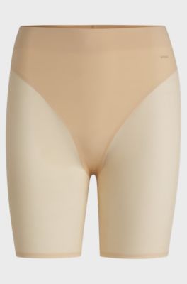 Bonded shapewear with supportive mesh detailing, Light Beige