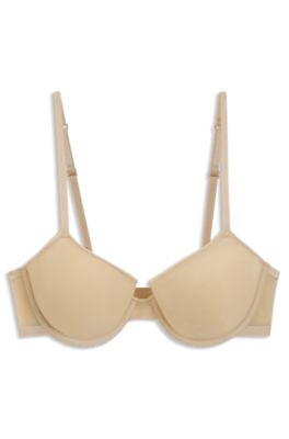 Underwire bra with moulded spacer cups, Light Beige