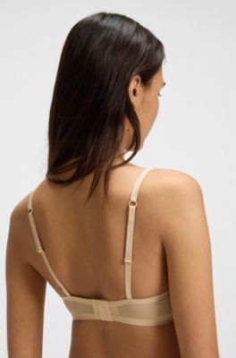Underwire bra with moulded spacer cups, Light Beige