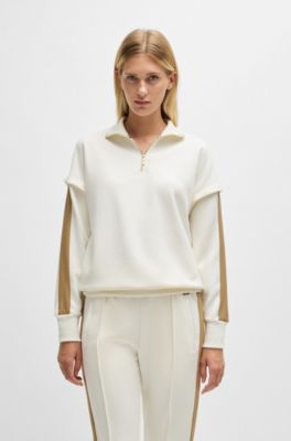 トップス ANDWANG one shoulder bijou sweat トップス ANDWANG