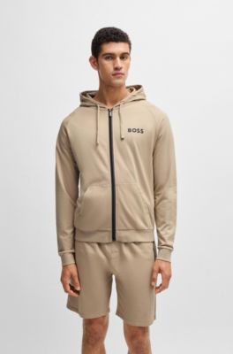 Sweat BOSS Homme - Molleton Coton Regular Fit - Patch Logo - Confortable