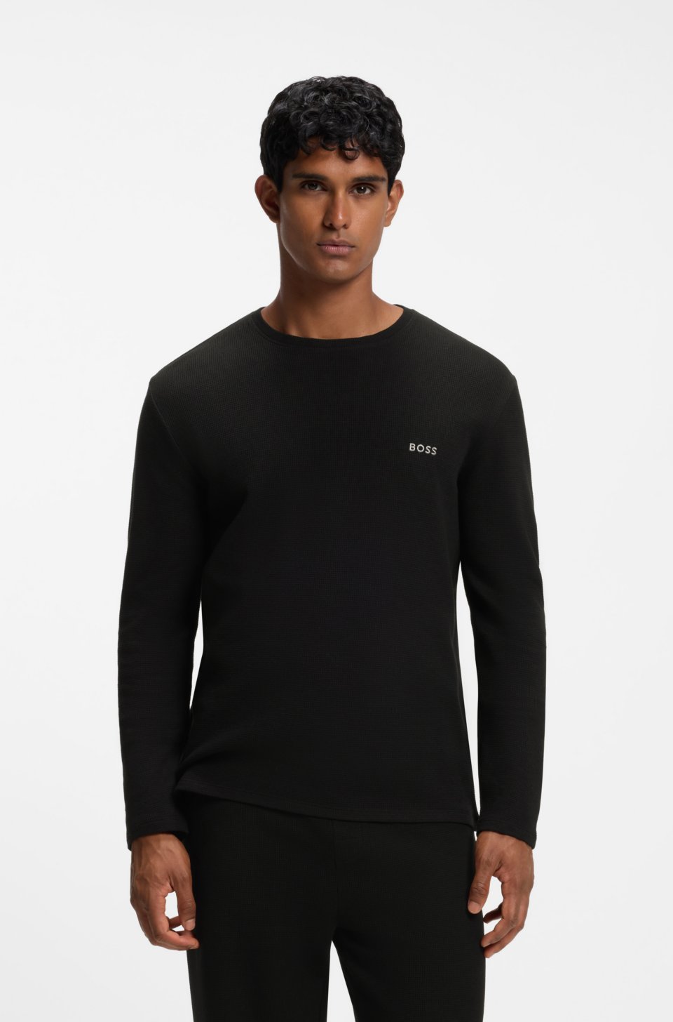 Ottoman pyjama T-shirt with embroidered logo