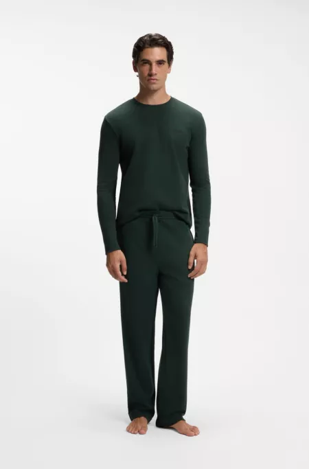 Ottoman pyjama T-shirt with embroidered logo