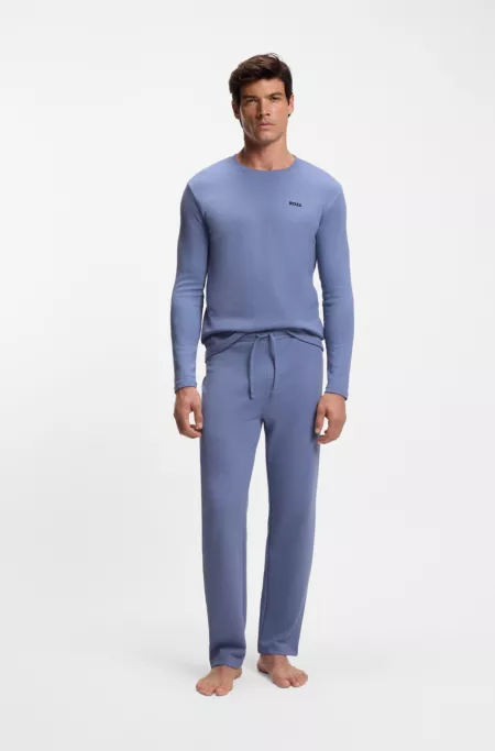 Ottoman pyjama T-shirt with embroidered logo