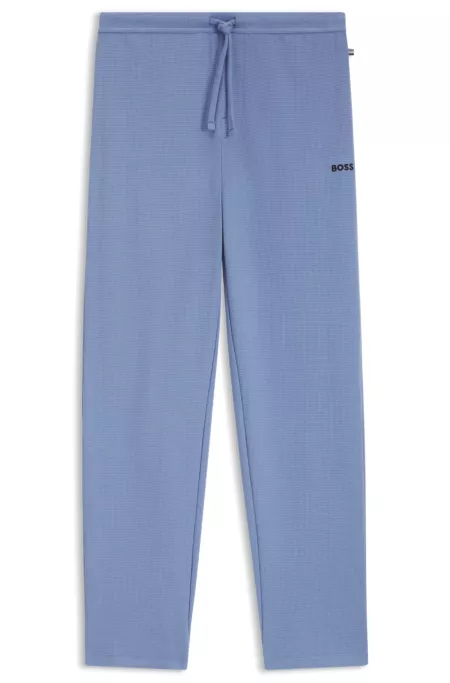 Waffle-knit pyjama bottoms