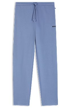 Cotton-blend pyjama bottoms with embroidered logo