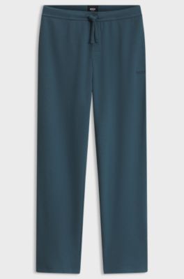 Waffle-knit pyjama bottoms, Blue
