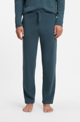 Waffle-knit pyjama bottoms, Blue