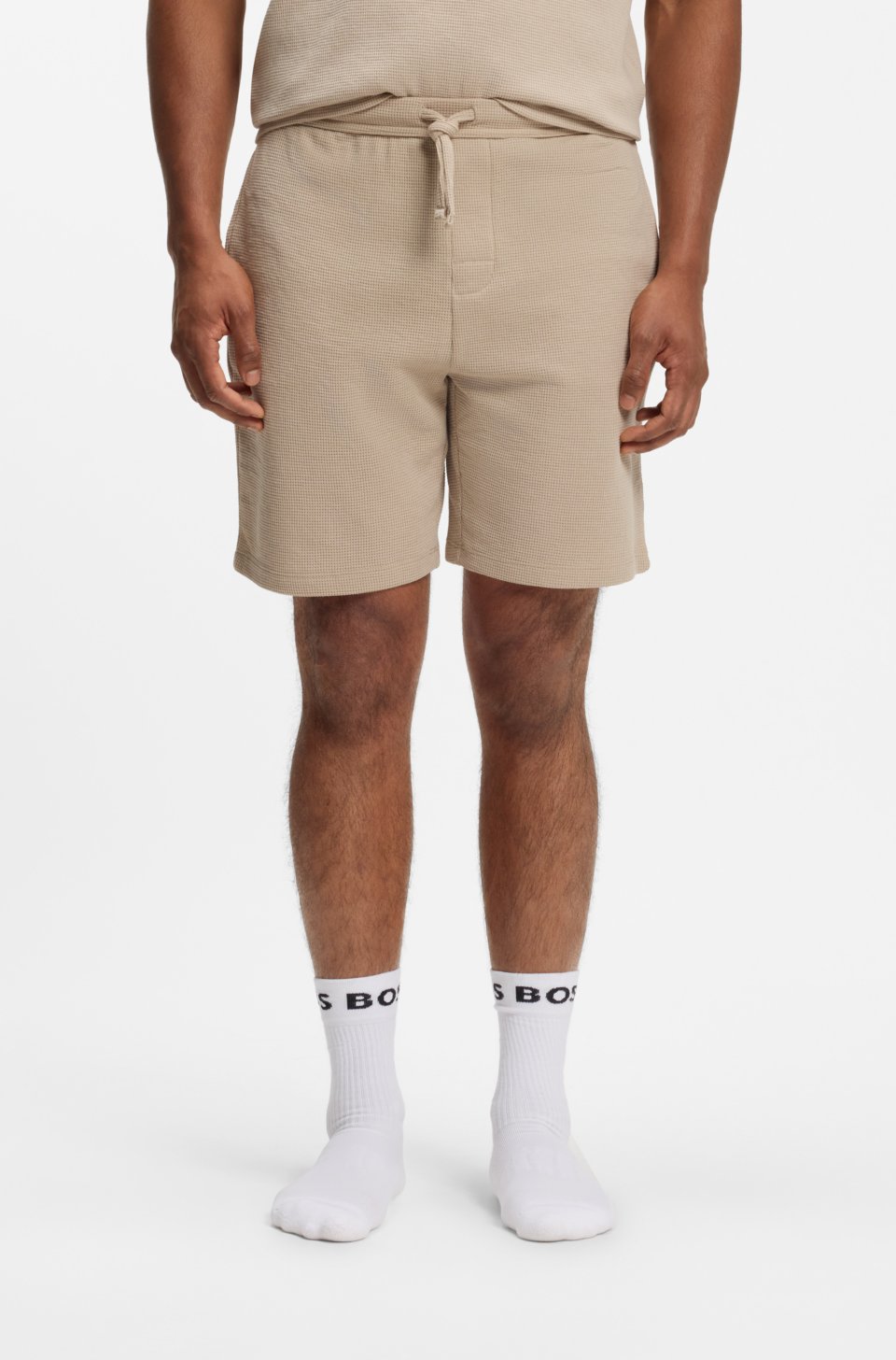 Waffle pyjama shorts