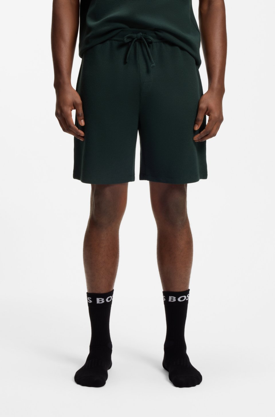 Waffle pyjama shorts