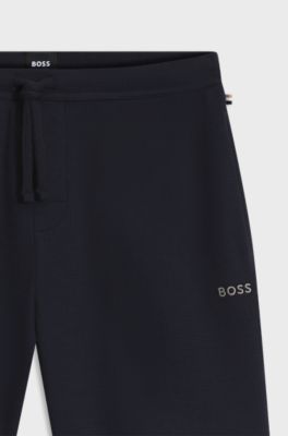 Waffle pyjama shorts, Dark Blue