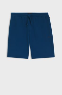 Pyjama-Shorts mit Waffelstruktur, T&uuml;rkis