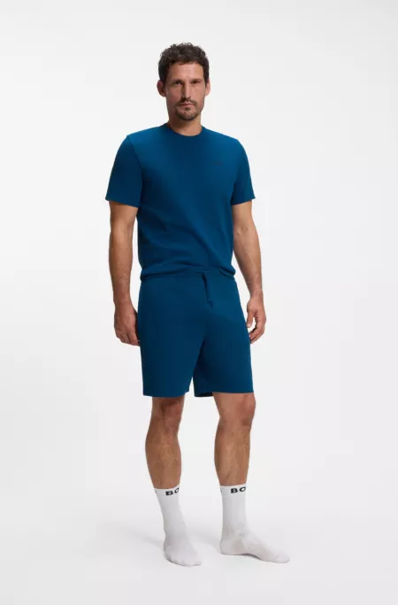 Short de pyjama gaufré