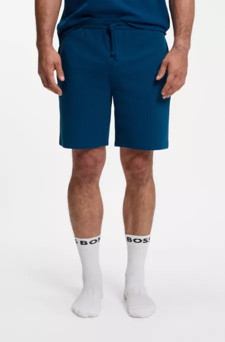 Short de pyjama gaufré