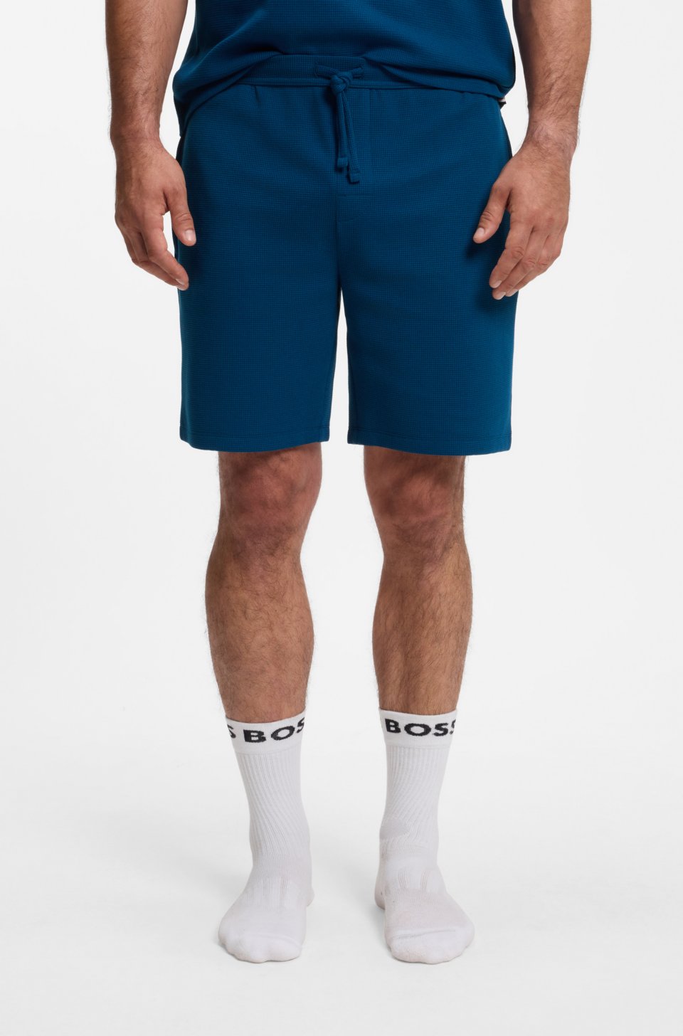 Waffle pyjama shorts
