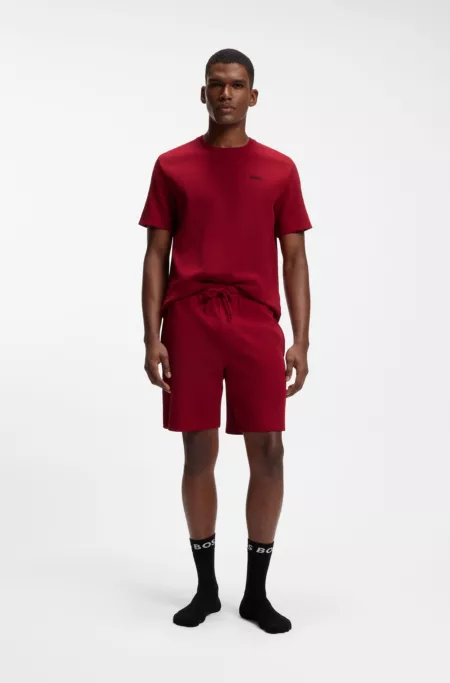 Short de pyjama gaufré