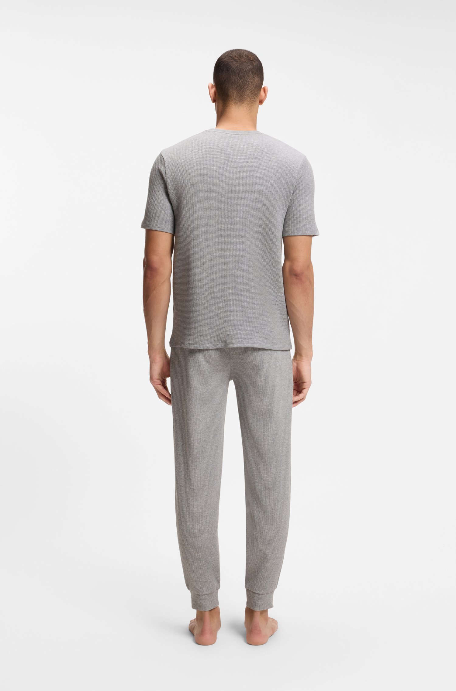 Boss Waffle-knit pyjama top t-shirts herr – bild 2