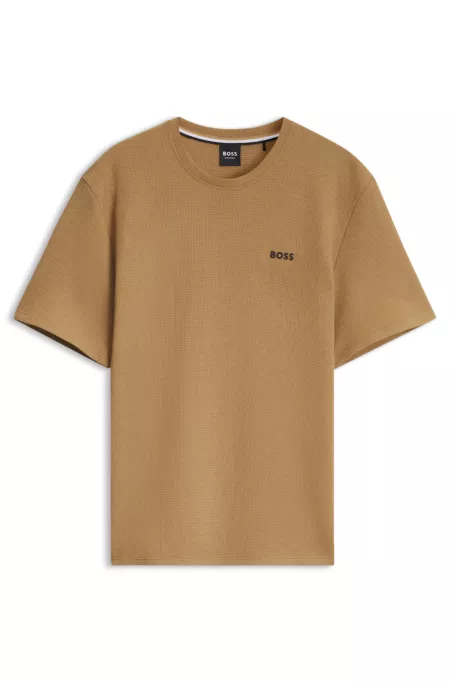 Camiseta de pijama con estructura de rejilla