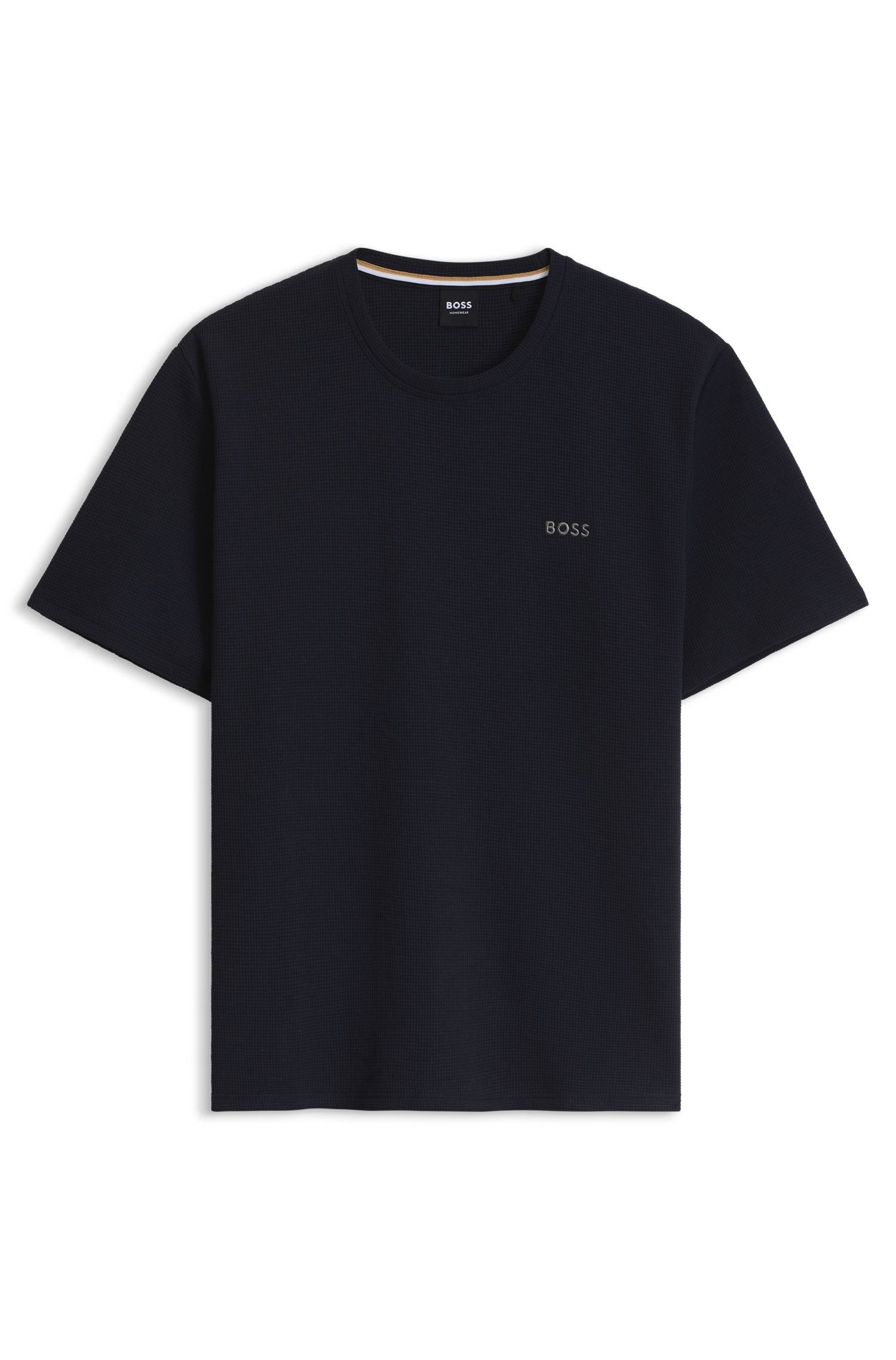 Boss Waffle-knit pyjama top t-shirts herr – bild 4