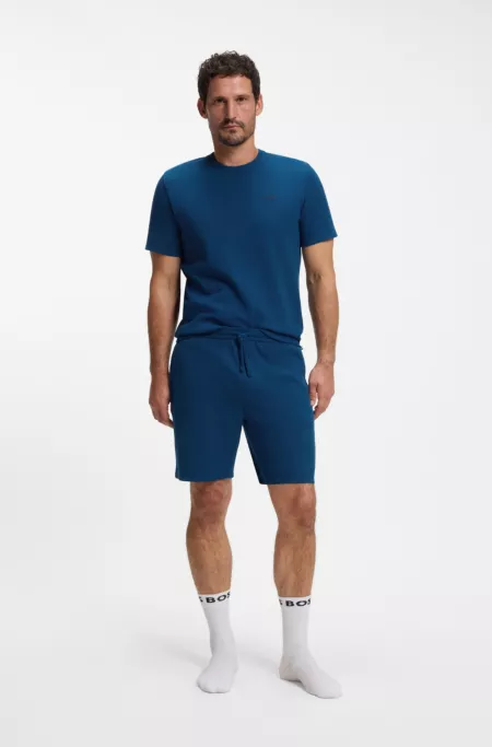Haut de pyjama en maille gaufrée