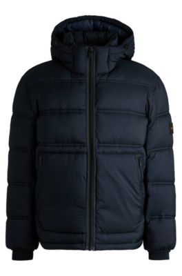 BOSS - Relaxed-fit puffer jacket in water-repellent fabric