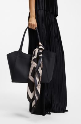 Silk scarf, Brown Patterned
