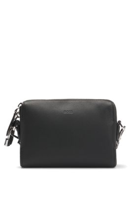 HUGO BOSS｜CROSSBAGS (50483567-001) HUGO BOSS Shoulder Bag 50483567 Black Men's Men Faux Leather
