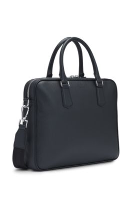 Herren-Aktentasche Aus Italienischem Vollnarbenleder – Handgefertigt, Mit Laptopfach Für Bis Zu 16,5 Zoll (ca. 45,7 Cm)