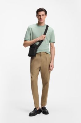 Reporter bag with logo and signature stripe, Black