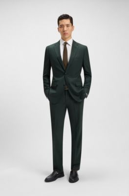 Tumbled-leather moccasins with logo detail, Black