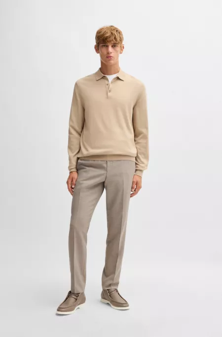 Desert boots in tumbled leather with apron toe