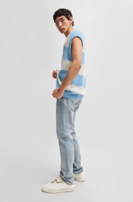 Nubuck-effect trainers with foldover tongue, Light Beige