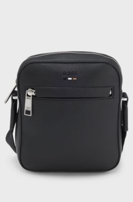 Reporter bag with embossed logo, Black