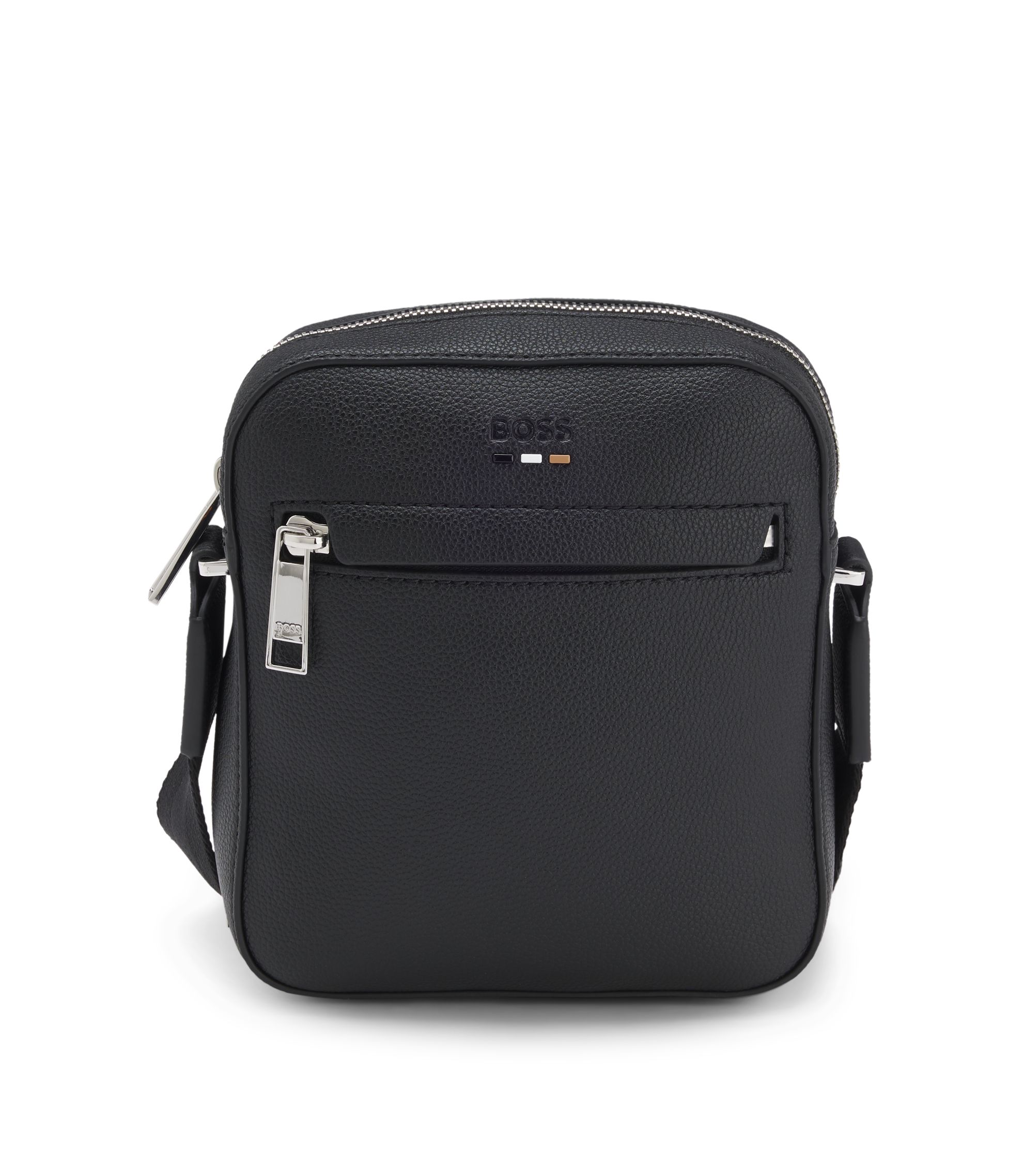 Reporter-Tasche mit geprägtem Logo