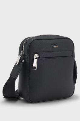 Reporter bag with embossed logo, Black
