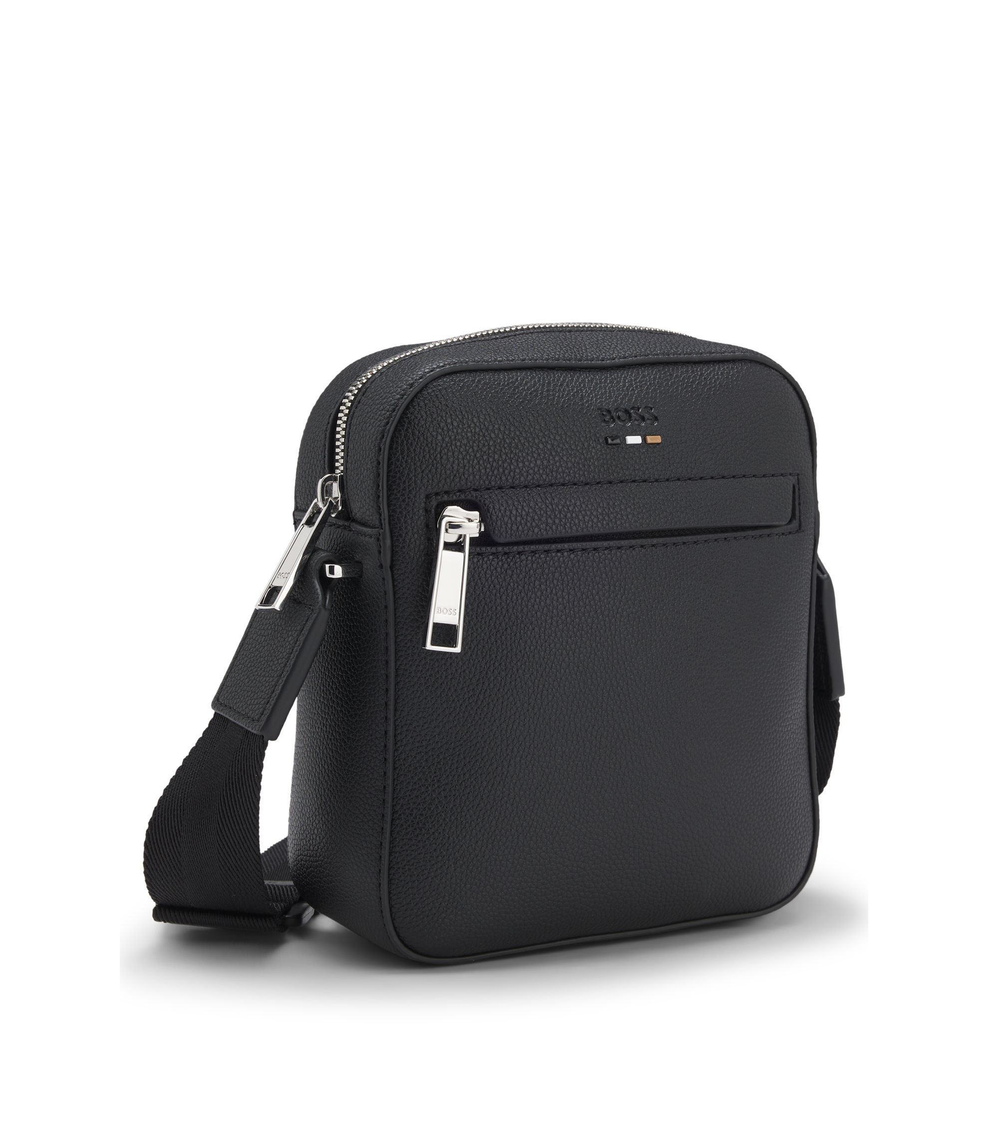 BOSS - レポーターバッグ エンボスロゴ - ブラック