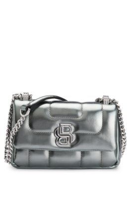 Sac à bandoulière en similicuir avec double monogramme B