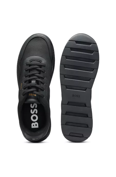 Baskets basses à tige texturée