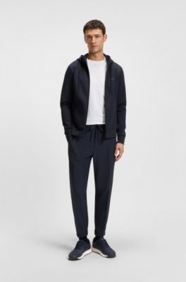 Deportivas de ca&ntilde;a baja con empeines con textura., Azul oscuro