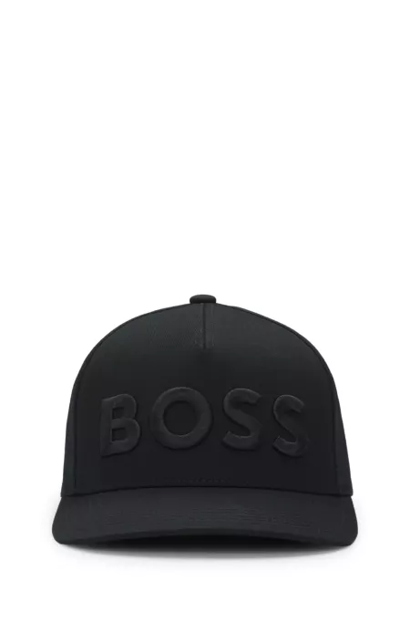 Cotton-twill cap with embroidered logo