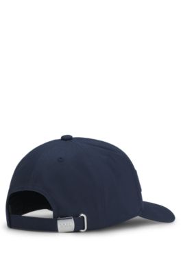 Cotton-twill cap with embroidered logo, Dark Blue