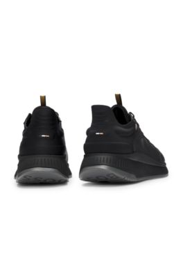 TTNM EVO trainers with ridged outsole, Black