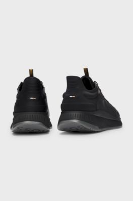 TTNM EVO trainers with ridged outsole, Black
